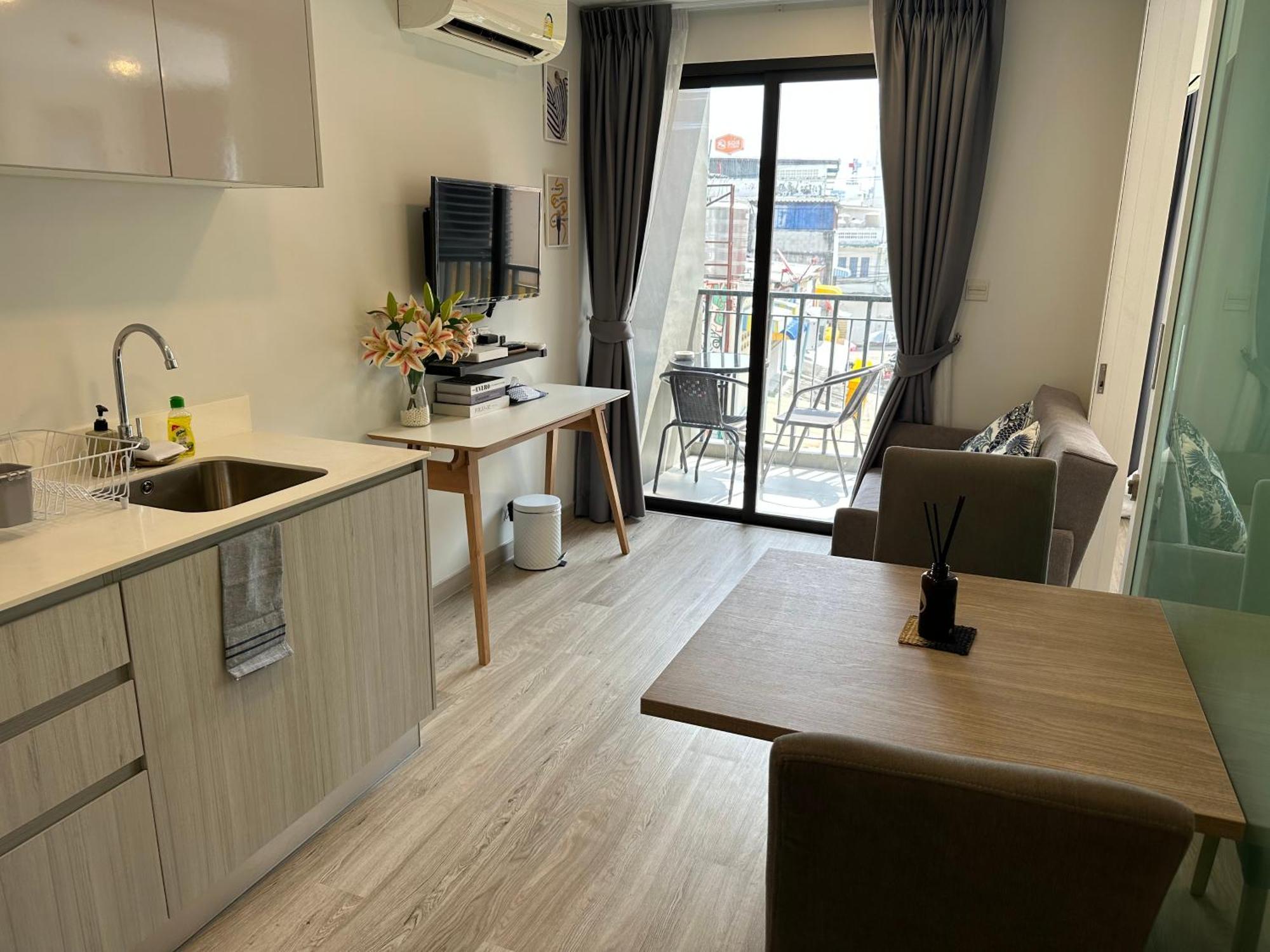 New Cosy Apartment At Marvest Huahin City Center Luaran gambar